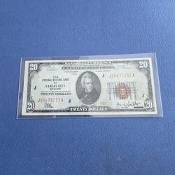 Collectible Coin &Currency Twenty Dollar Bill 