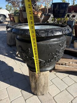 heavy Styrofoam Garden Planter Pot, Claremont Mesa