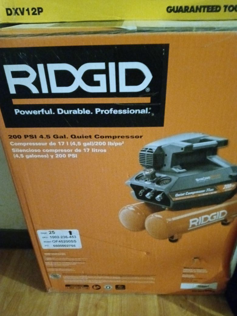 RIDGID air compressor