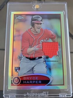 Bryce Harper Retro Rookie Chrome Relic Card