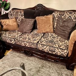 Furniture Serena Wide Tufted armchair Living Room