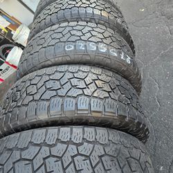 5 used tires 275 55r20 Toyo AT111 Open Country $299.00 all 5