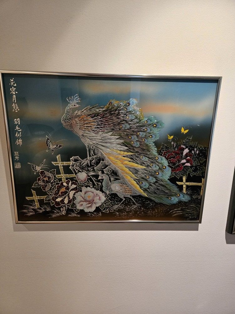 Vintage Mother Of Pearl Paintings