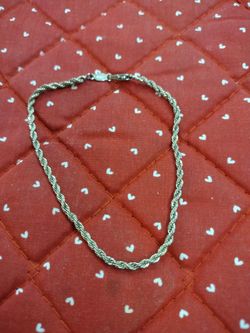 Lovely Vintage Rope Design 8 Inch Wrist Or Ankle Bracelet 24K GB Gold Bonded