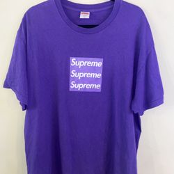 Supreme X Asspizza Triple Box Logo Tee