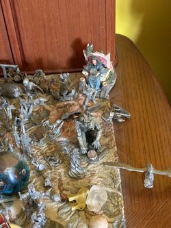 Collectible pewter figures