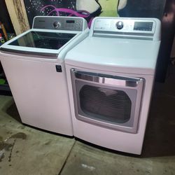 SAMSUNG WASHER AND LG ELECTRIC DRYER Large Capacity 4 Months WARRANTY 