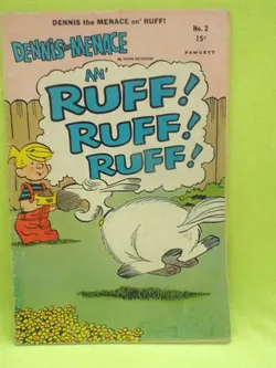 1969 Dennis the Menace and Ruff #2, Fawcett Comics (SOLID COPY)
