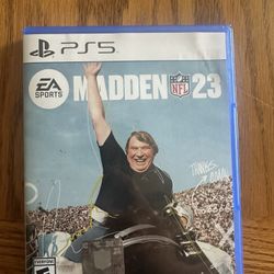 PS5 Madden 23 (READ DESCRIPTION!)