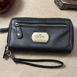 Nicole Double Zip Wallet By Nicole Miller
