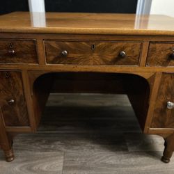 Rare Authentic Antique Wooden Desk 