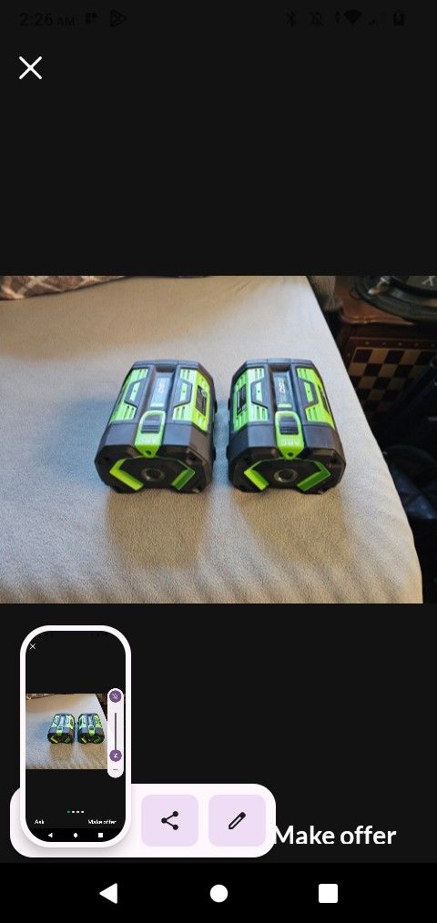Ego 56v Battery
