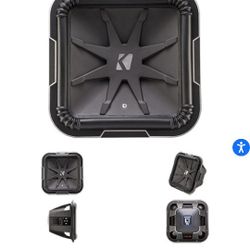 Single Kicker L7 15inch Sub Woofer Needs Box But Slaps Stupid Hard 