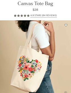 Rifle Paper Co. Canvas Tote