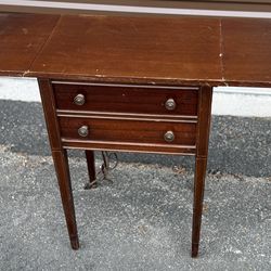 Antique Bendix 646-A Dropleaf Radio Table Untested!