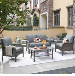 Patio furniture set outdoor new in the box