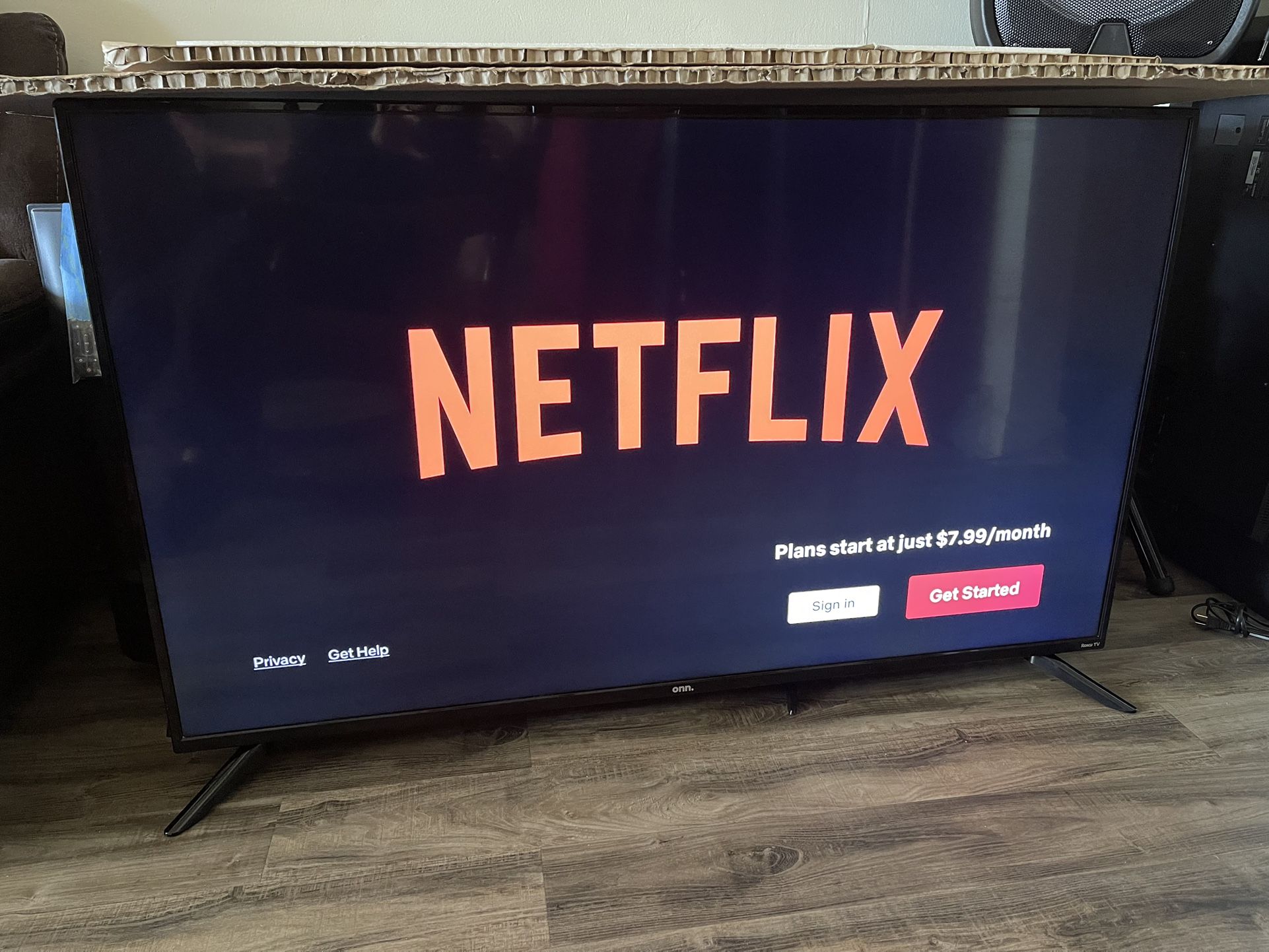 ONN 58” Roku Smart TV 4K UHD HDR With New Remote Control. $160 Firm On Price