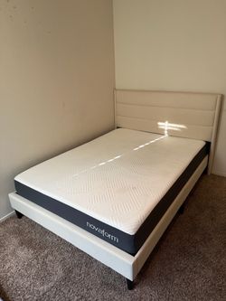 Full Bed Frame White