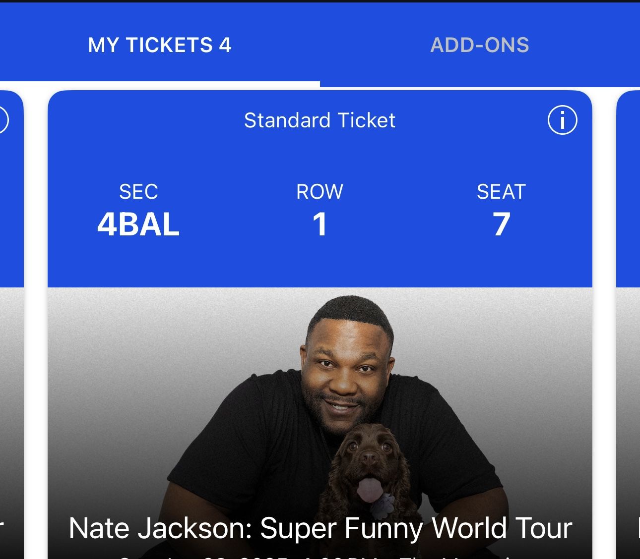 Nate Johnson tickets