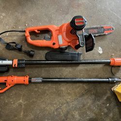 Blacker N Decker Chainsaw 10in Electric