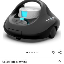 2025 Upgraded) TALOSBO Pleco Se Cordless Pool Vacuum Cleaner Up to 130 Mins Runtime, Robotic Pool Cleaner with 2.5H Fast Charge, Ideal for Flat Bottom