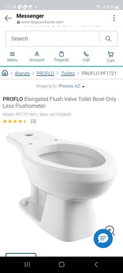 Zurn EcoVantage Elongated Toilet Bowl Only - Less Seat