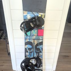 K2 159 WIDE Snowboard Deck W Bindings LG 