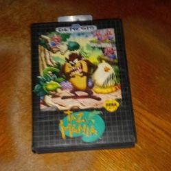 Sega Genesis Video Game "Taz Mania"