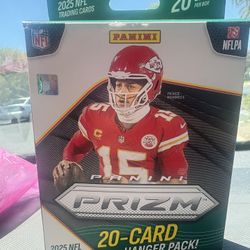 Panini Prizm 20-card  NFL Hanger Pack 
