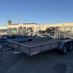 2026 Carson Trailer Standard Utility 82” X 16’ 2.9K GVWR 