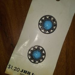 Vintage JHB Imports Turquoise Buttons NEW!