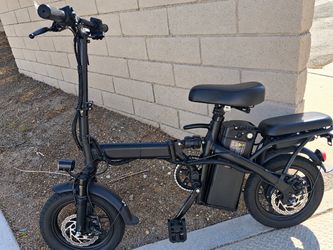 Folding Electric Bike with Dual Seats