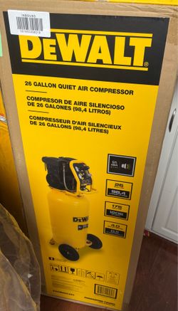 DEWALT 26 Gal. 175 PSI Ultra Quiet Portable Electric Air Compressor