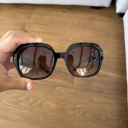 Tory Burch Sunglasses Black/DK Brown Gradient