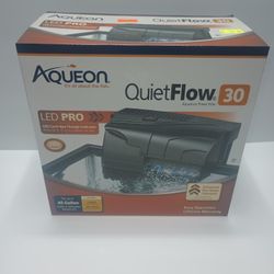 Aqueon Quiet Flow 30 Aquarium Power Water Filter  Led Pro Good For Up To 45 Gallons 
