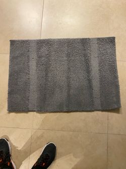 Gray Floor Mat/Rug for Bathroom, Door, or Kitchen