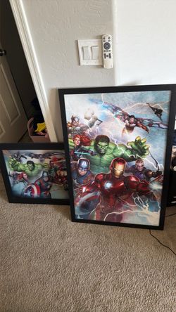 Avenger framed pictures