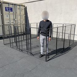 (NEW) $270 Large 10x10ft Heavy Duty 48” Tall, 16-Panels Dog Playpen Pet Exercise Fence Crate Kennel