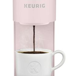 Keurig K-Mini Coffee Maker, Single Serve K-Cup Pod Coffee Brewer, 6 to 12 oz. Brew Sizes, Dusty Rose PINK