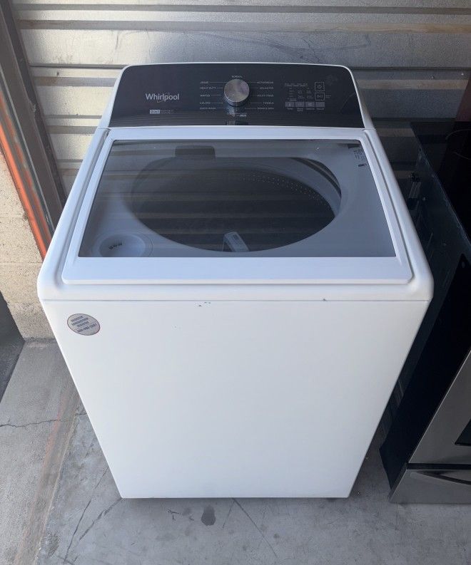 White Whirlpool Washer