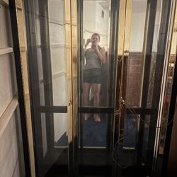 Display cabinet Black and Gold 