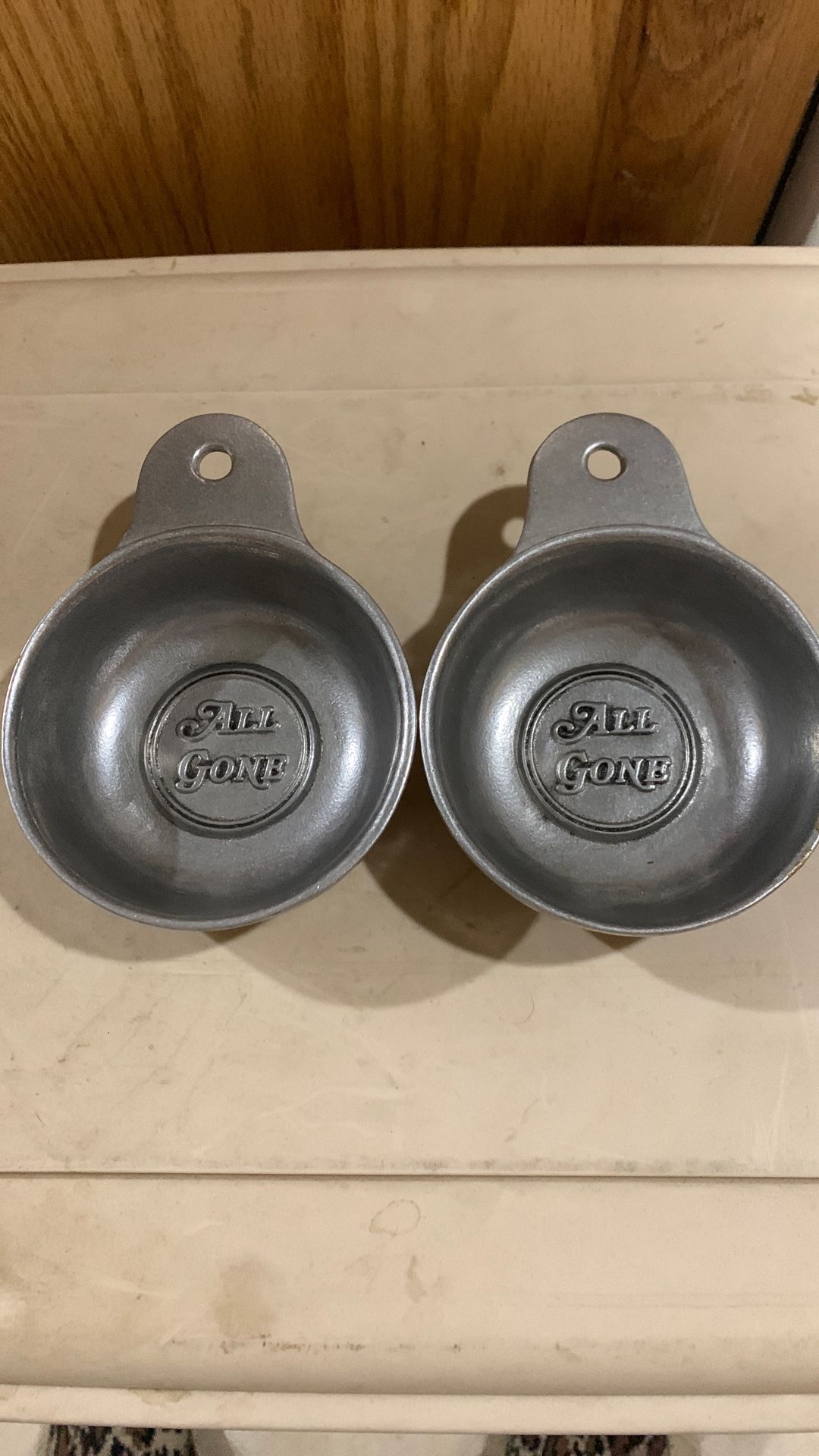 Set 2 Wilton Columbia All Gone Pewter 8oz Porringer Bowl