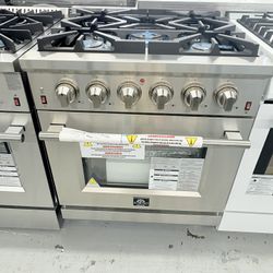 FORNO 30” Range Gas Slide In / 2 Yers Warranty 