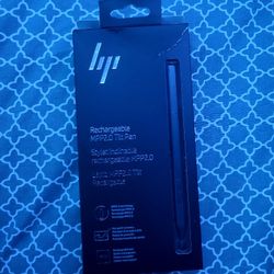 HP Rechargeable MPP 2.0 Tilt Pen for Touch Screen Devices • Customizable and Compact Design with Magnetic Barrel • 1-Year Limited Warranty • Black