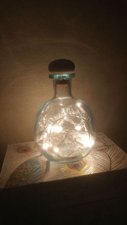 BEAUTIFUL Glass BOTTLE Lantern