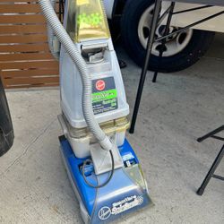 Hoover SteamVac SpinScrub Upright Carpet Cleaner – Tested Working w/ Hose & Hand Tool