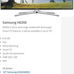 Samsung 60’ Tv 2014 