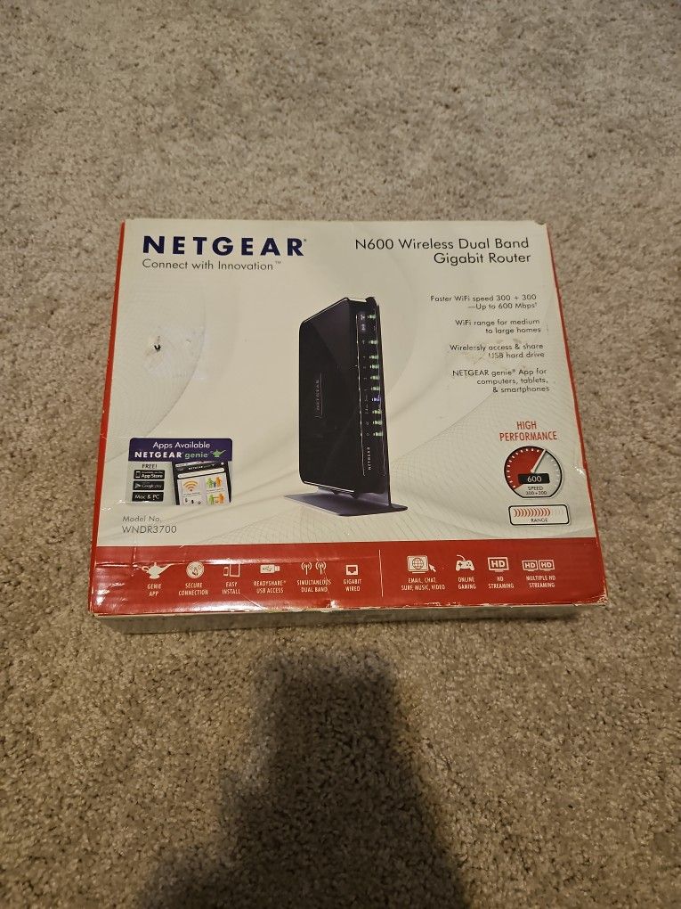 Netgear N600 Wireless Dual Band Gigabyte Router