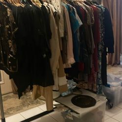 Yard sale women’s clothing shoes like new refrigerant 22, 40 pound tools, household items