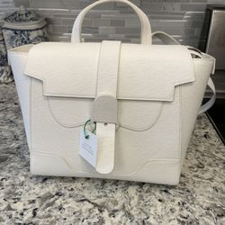 Senreve Midi Maestra Italian Leather Handbag
